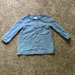 Carter’s Chambray Button Down Tunic/Dress